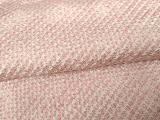 平和屋着物●大変加工の良い総絞り小紋　三越扱い　正絹　逸品　AABJ9858cs