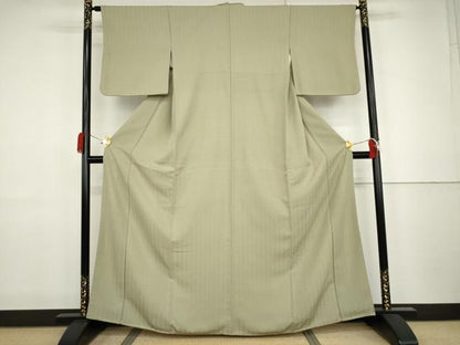 平和屋着物●江戸小紋　松　正絹　逸品　AABJ9860cs