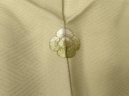 平和屋着物●訪問着　友禅　作家物　順　女郎花　おみなえし　暈し染め　正絹　逸品　AABJ9878cs