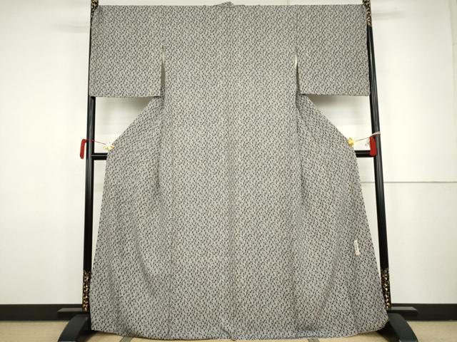 平和屋着物●野村秀男　小紋　花尽くし　正絹　逸品　AABJ9888cs
