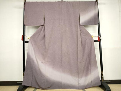 平和屋着物●訪問着　霞文　暈し染め　正絹　逸品　AABJ9892cs