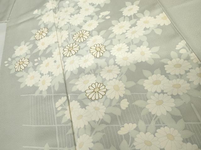 平和屋着物●訪問着　駒刺繍　枝花文　高島屋扱い　正絹　逸品　AABJ9901cs