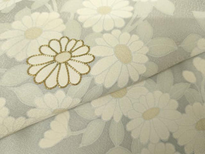 平和屋着物●訪問着　駒刺繍　枝花文　高島屋扱い　正絹　逸品　AABJ9901cs