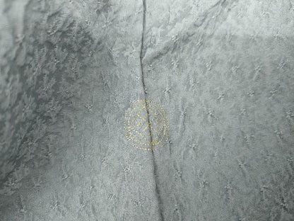 平和屋着物●上質な色無地　秘色色　正絹　逸品　AABJ9905cs