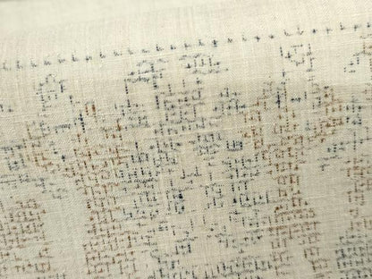 平和屋着物●結城紬　100亀甲　古代壁画文様　正絹　逸品　AABJ9908cs