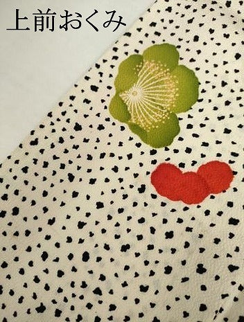平和屋着物●上質な小紋　吹寄せ花文　金彩　正絹　逸品　AABJ9920cs
