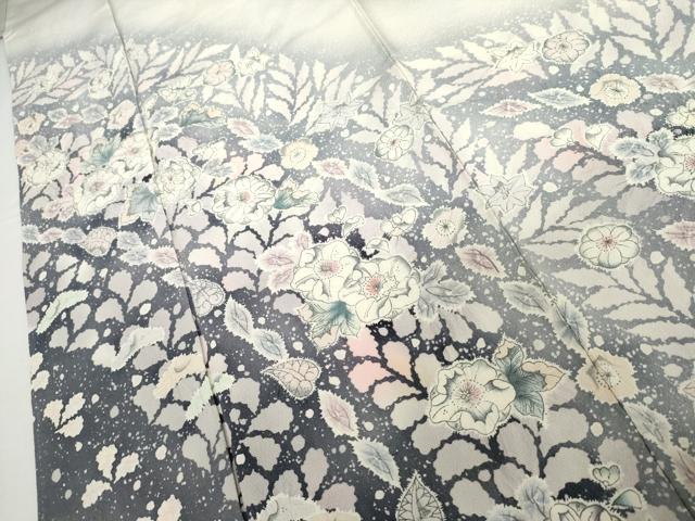平和屋着物●訪問着　辻が花　絞り　暈し染め　正絹　逸品　AABJ9923cs