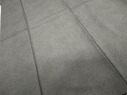 平和屋着物●江戸小紋　極小鮫小紋柄　黒地　正絹　逸品　AABJ9931cs