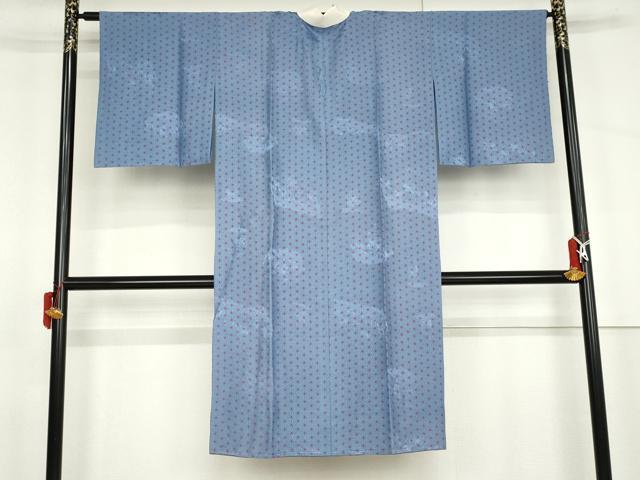 平和屋着物●長襦袢　無双仕立て　七福神地紋　麻の葉文様　正絹　逸品　AABJ9941cs