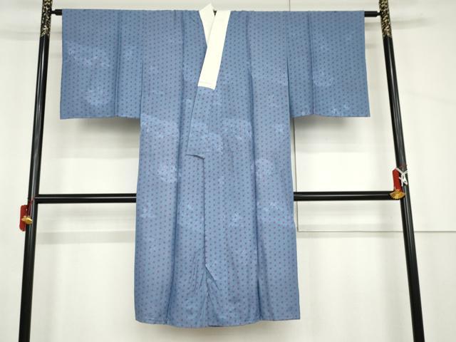 平和屋着物●長襦袢　無双仕立て　七福神地紋　麻の葉文様　正絹　逸品　AABJ9941cs