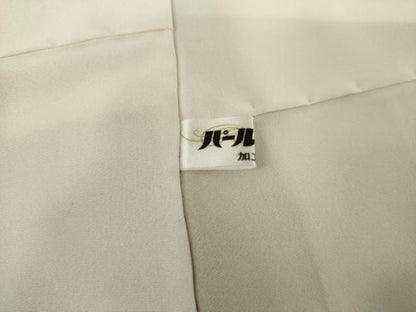 平和屋着物●訪問着　友禅　作家物　枝花南天蔦の葉文　正絹　逸品　AABJ9946cs
