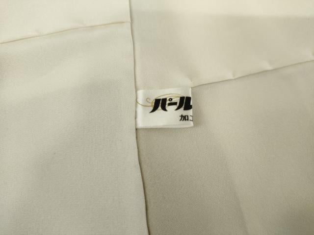 平和屋着物●訪問着　友禅　作家物　枝花南天蔦の葉文　正絹　逸品　AABJ9946cs