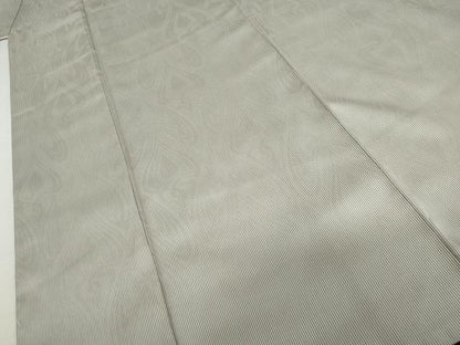 平和屋着物●お召　縞　正絹　逸品　AABJ9960cs
