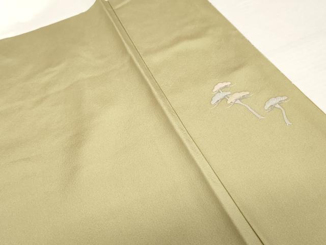 平和屋着物●訪問着　友禅　作家物　流水枝松文　暈し染め　正絹　逸品　AABJ9977cs