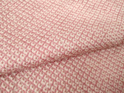 平和屋着物●大変加工の良い総絞り小紋　正絹　逸品　AABK0003ck