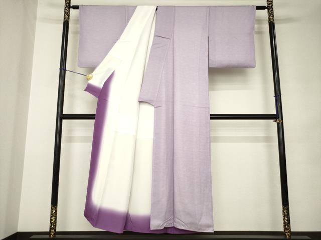 平和屋着物●江戸小紋　鮫小紋柄　正絹　逸品　AABK0006ck