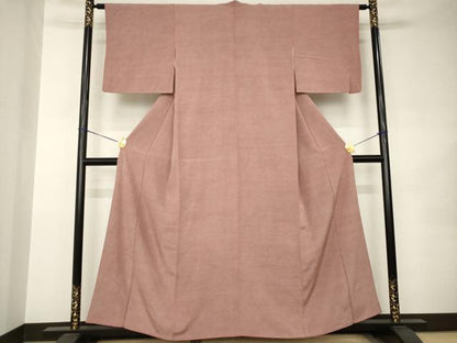 平和屋着物●古橋慶一　江戸小紋　極小鮫小紋柄　高島屋扱い　正絹　逸品　AABK0025ck