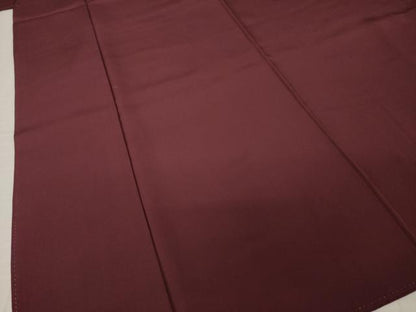 平和屋着物●上質な色無地　葡萄茶色　正絹　逸品　AABK0033ck