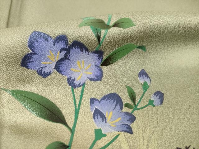 平和屋着物●訪問着　花野路　ロング丈　正絹　逸品　AABK0044ck