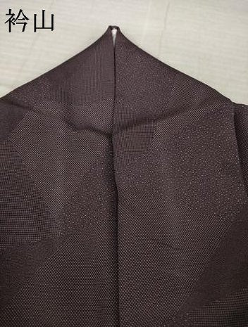 平和屋着物●江戸小紋　割付き文　正絹　逸品　AABK0046ck