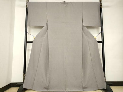 平和屋着物●江戸小紋　角通し　正絹　逸品　AABK0054ck