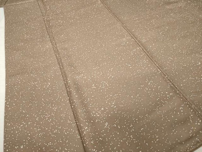 平和屋着物●上質な小紋　箔散らし文様　正絹　逸品　AABK0059ck