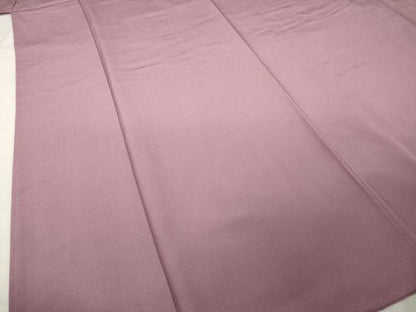 平和屋着物●上質な色無地　紅藤色　正絹　逸品　AABK0062ck