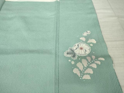 平和屋着物●訪問着　作家物　辻が花　舞花文　暈し染め　ロング丈　正絹　逸品　AABK0067ck