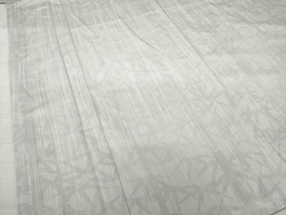 平和屋着物●上質な小紋　笹竹文　正絹　逸品　AABK0070ck