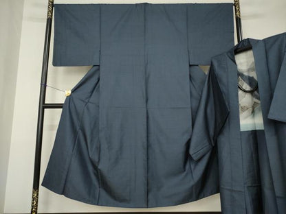 平和屋着物●男性　本場大島紬　アンサンブル　100亀甲　総詰め　正絹　逸品　AABK0084ck