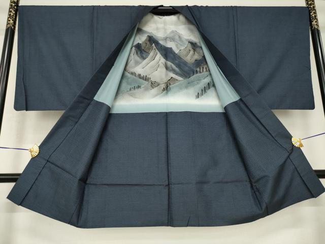 平和屋着物●男性　本場大島紬　アンサンブル　100亀甲　総詰め　正絹　逸品　AABK0084ck