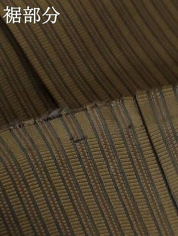 平和屋着物●男性　本場神代仙台平　行灯袴　縞　正絹　逸品　AABK0086ck