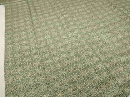 平和屋着物●上質な小紋　飾花文　やまと誂製　正絹　逸品　AABK0088ck