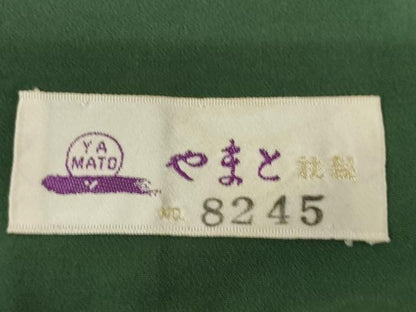 平和屋着物●上質な小紋　飾花文　やまと誂製　正絹　逸品　AABK0088ck