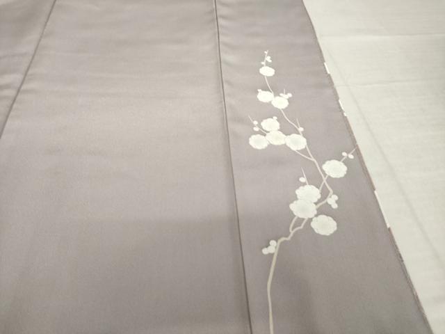平和屋着物●訪問着　枝花文　暈し染め　金彩　正絹　逸品　AABK0097ck