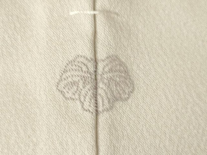 平和屋着物●訪問着　作家物　刺繍　菊　銀彩　正絹　逸品　AABK0103ck