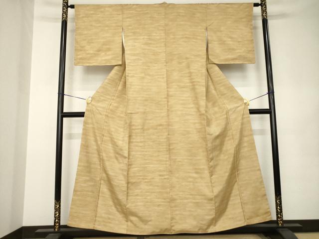 平和屋着物●石川県指定無形文化財　牛首紬　白山工房　手織り　霞文　暈し染め　正絹　逸品　AABK0111ck