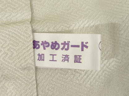 平和屋着物●色留訪問着　総絞り　刺繍　草花文　暈し染め　正絹　逸品　AABK0121ck