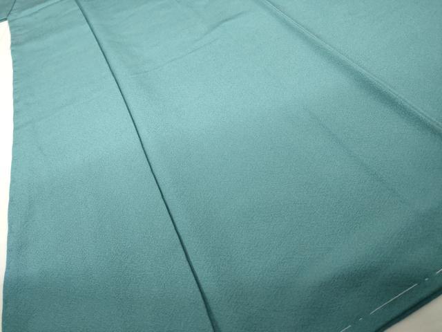 平和屋着物●本草木染作家　瑞鳳　色無地　高麗納戸色　正絹　逸品　AABK0124ck