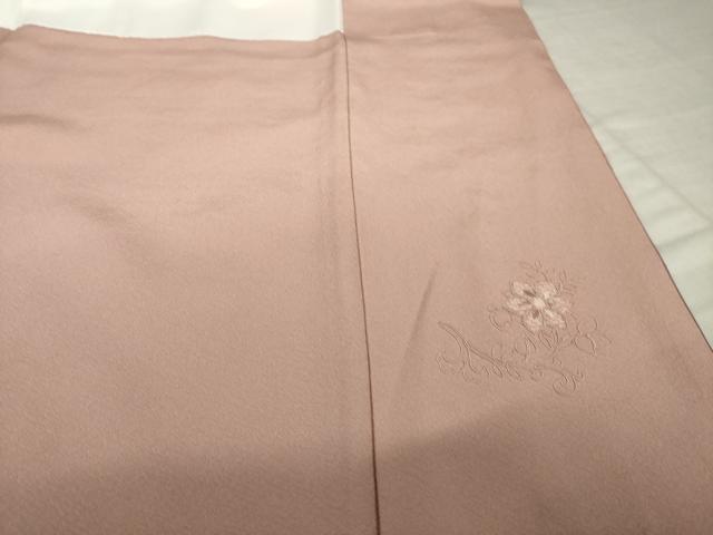 平和屋着物●訪問着　総刺繍　中国三大刺繍　スワトウ刺繍　汕頭刺繍　正倉院花文　暈し染め　金糸　正絹　逸品　AABK0133ck