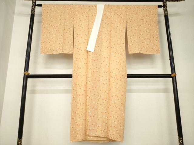 平和屋着物●長襦袢　袷　芝花文　正絹　逸品　AABK0136ck