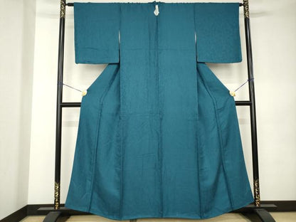 平和屋着物●上質な色無地　褐返色　正絹　逸品　AABK0153ck