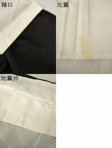 平和屋着物●本加賀友禅作家　金津五雄　黒留袖　風景文　正絹　逸品　AABK0154ck