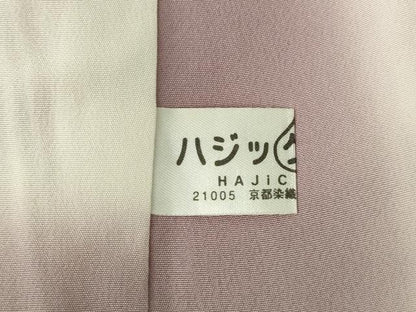 平和屋着物●上質な小紋　花唐草文　正絹　逸品　AABK0155ck