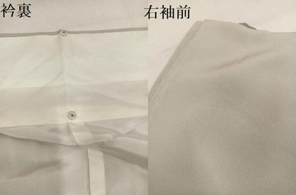 平和屋着物●京加賀友禅　百貫達雄　訪問着　枝花文　暈し染め　銀座おゝぎ屋扱い　正絹　逸品　未使用　AABK0165ph
