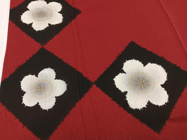 平和屋着物●豪華振袖　梅菱　金彩　正絹　逸品　AABK0185ph