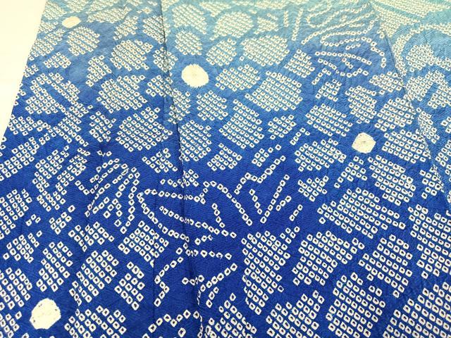 平和屋着物●訪問着　総絞り　花尽くし　正絹　逸品　AABK0189ph