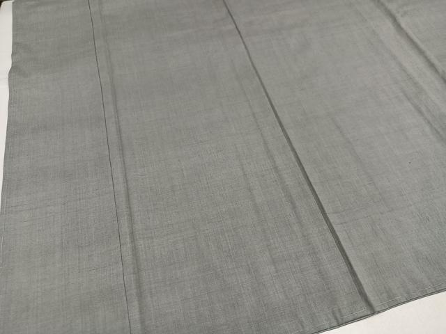 平和屋着物●結城紬　色無地　潤色　正絹　逸品　AABK0198ph