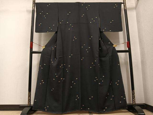 平和屋着物●上質な小紋　源氏香　正絹　逸品　未使用　AABK0202ph