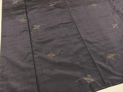 平和屋着物●上質な紬　かかし　正絹　逸品　AABK0203ph